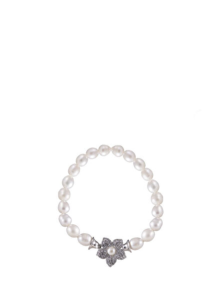 Laven Pearl 925 Sterling Silver Women's Bracelet