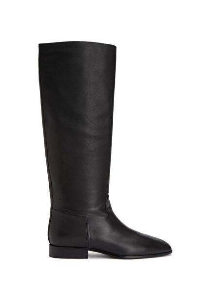 Rein It In Black Women's Leather Boots