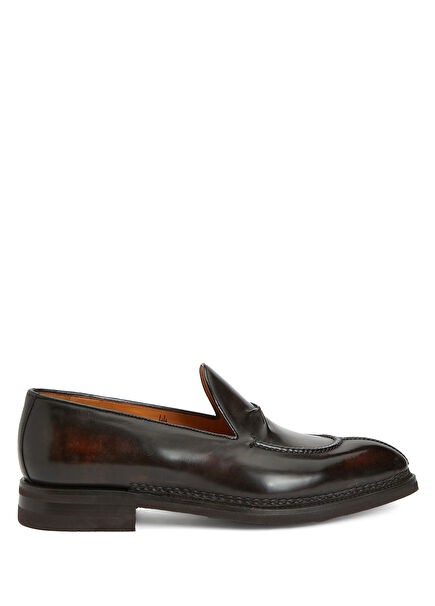 Brown Men's Leather Loafer