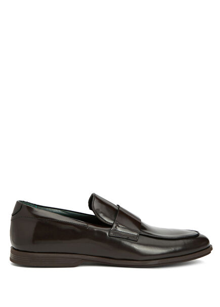 Brown Men's Leather Loafer