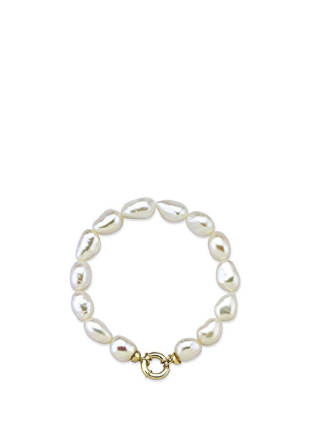 Perla 14 Ayar Altın Kadın İnci Bileklik