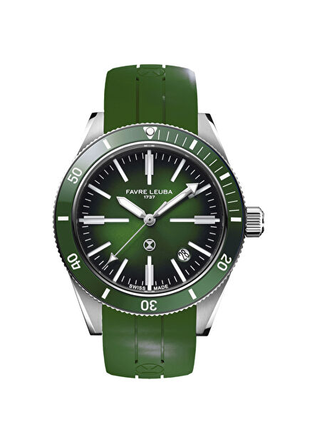 Deep Raider Renaissance Green Rubber Yeşil Erkek Kol Saati