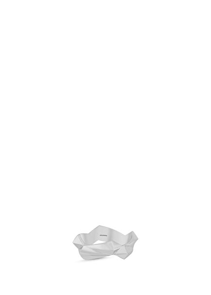 Brisk 22 Rhodium Plated 925 Sterling Silver Unisex Ring