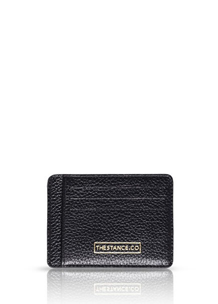 Leather Black Women's Card Holder