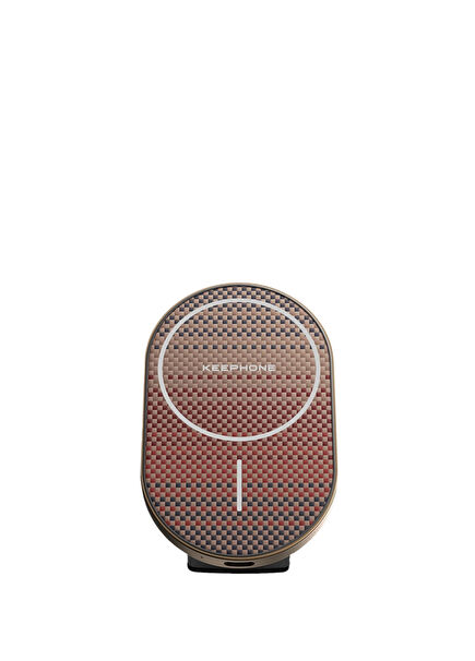 KPW-081 Kevlar Seanova Sunset 2in1 360 Degree Adjustable 15W Wireless Charging Support Magnetic Magsafe Compatible Phone Holder