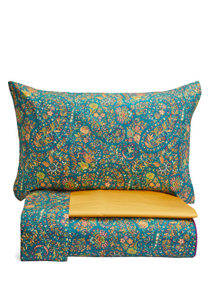 Amalia Green Duvet Cover Set