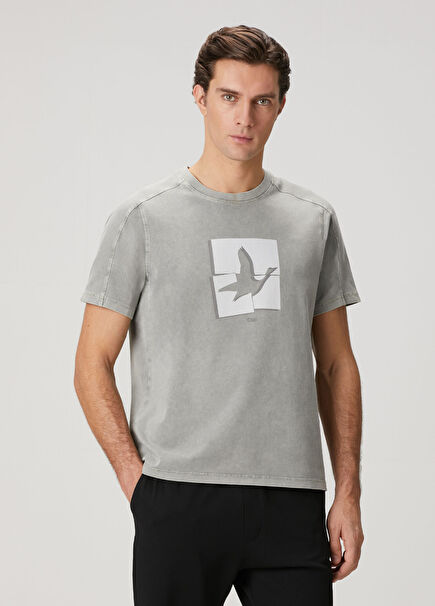 Anthracite Logo Oversize T-Shirt