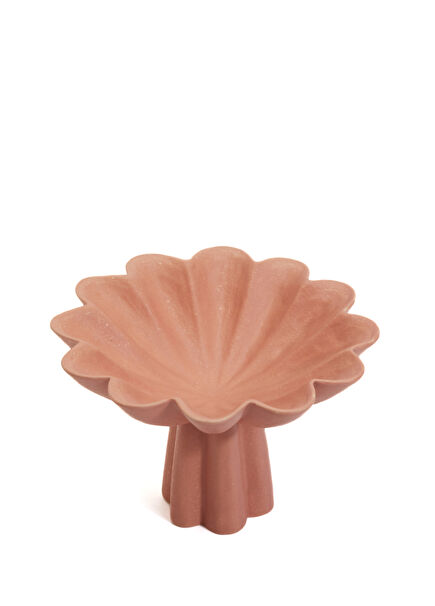 Hana Footed Peach Decorative Bowl