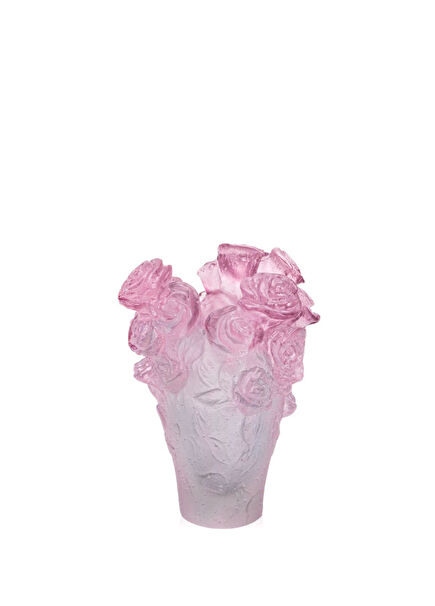 Rose Passion Mini Pembe Kristal Vazo