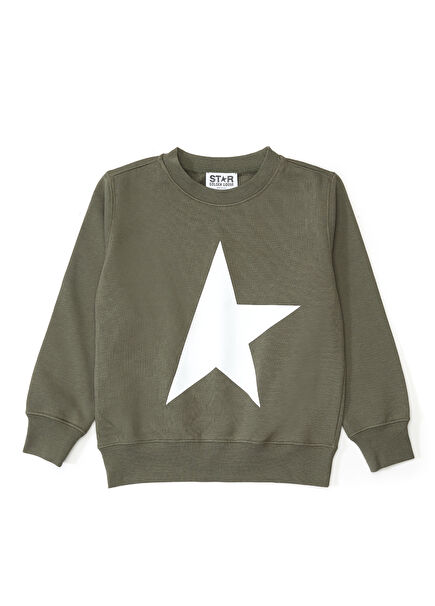 Yeşil Erkek Çocuk Sweatshirt