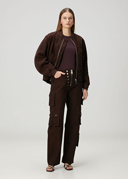 Albertine Brown Cargo Jeans
