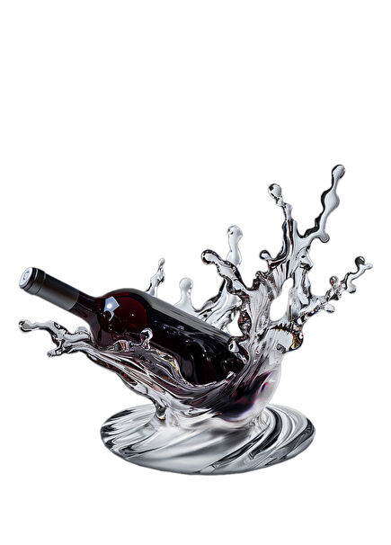 Water Blossom Single Crystal Wine Rack