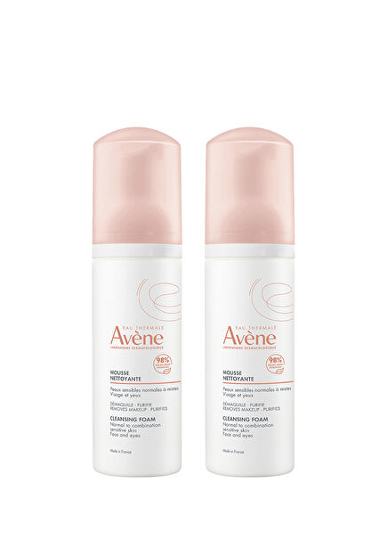 Mousse Nettoyante Purifying Skin Cleansing Foam for Sensitive Skin 2 x 150 ml