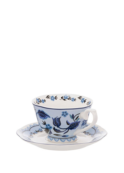 Strawberry Garden Porcelain Teacup