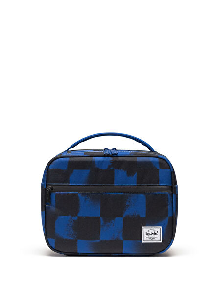 Pop Quiz Black Blue Lunch Box