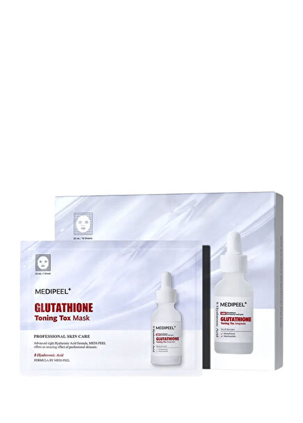 Glutathione Toning Tox Mask Aydınlatıcı Tonik Yüz Maskesi 5 Adet x 25 ml 