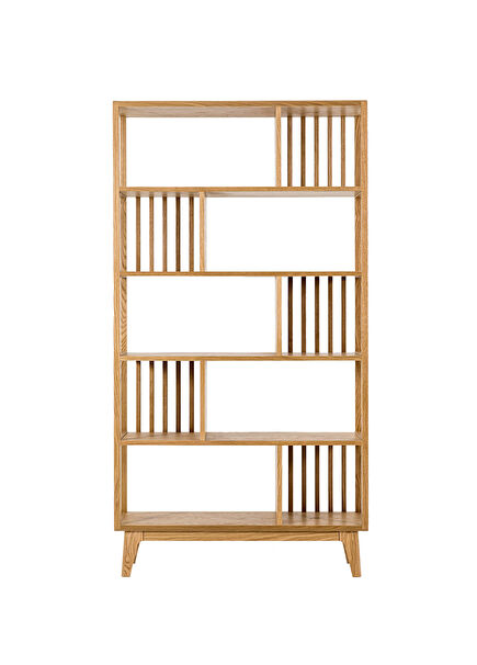 Avila Natürel Meşe Çıtalı Raflı Ünite