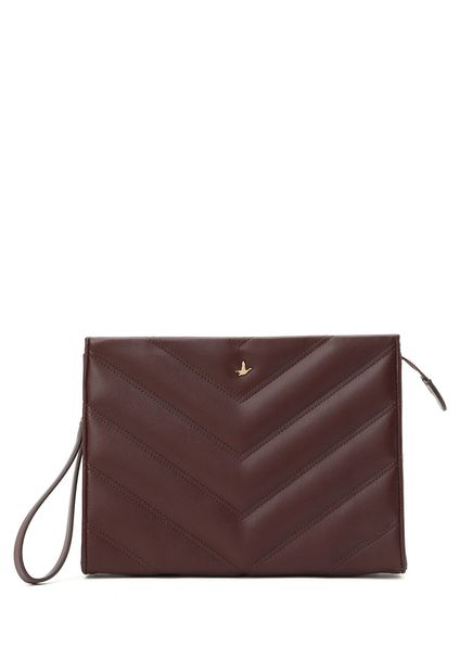 Burgundy Quilted Women's Hand Portfolio