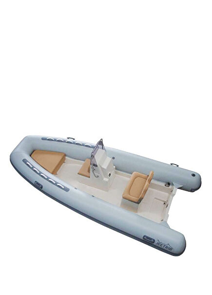 JR-F-465-SC Fiber Bottom Inflatable Boat with Seating Group and Console