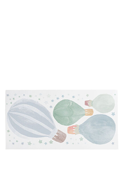 Sulu Boya Balon Dandelion Çocuk Odası Duvar Etiketi