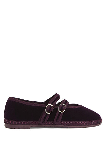 Burgundy Ballet Flats
