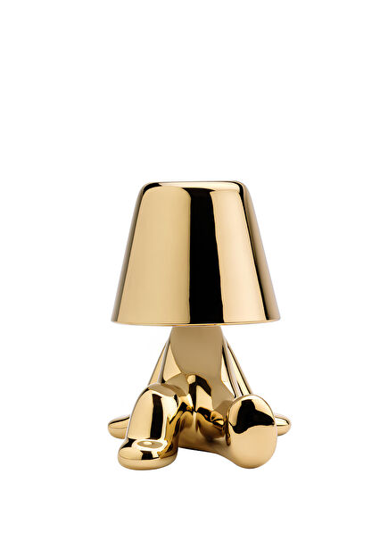 Golden Brothers BOB Metallic Gold Table Lamp
