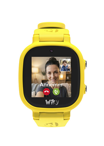 Video and Audio Call Smart Kids Watch with Yellow 5E eSim