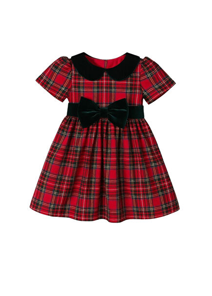 Tartan Merry Kız Çocuk Elbise