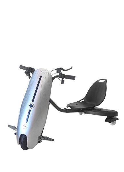 Drift Car Street Dance Grey Electric Skateboard Scooter