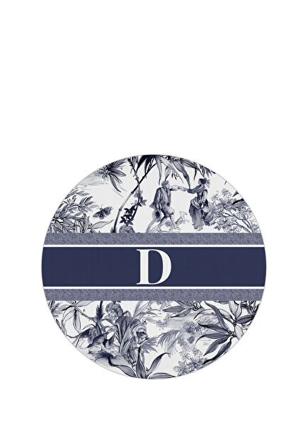 Alphabet Blue D Placemat