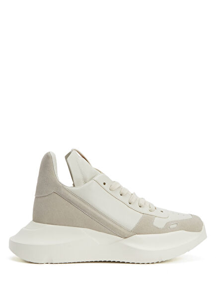 Geth Off-White Women's Leather Sneakers