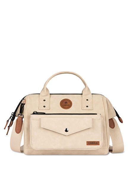 Cross Body Bag Andenne Bej Orta Boy Kadın Omuz Çantası