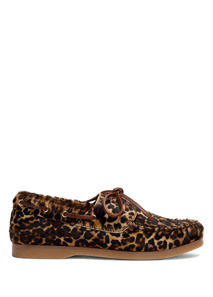 Leopard Leather Loafer