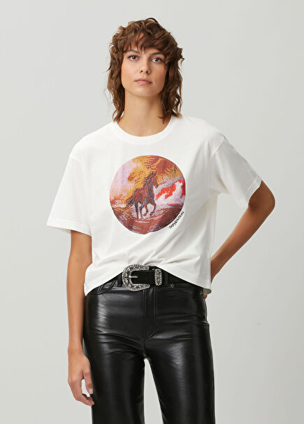 Taida Horse White T-Shirt