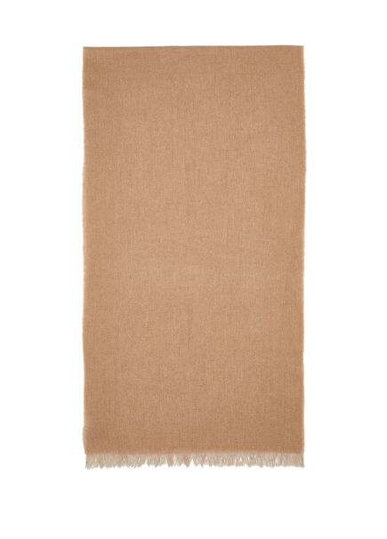 Tan Men's Cashmere Scarf