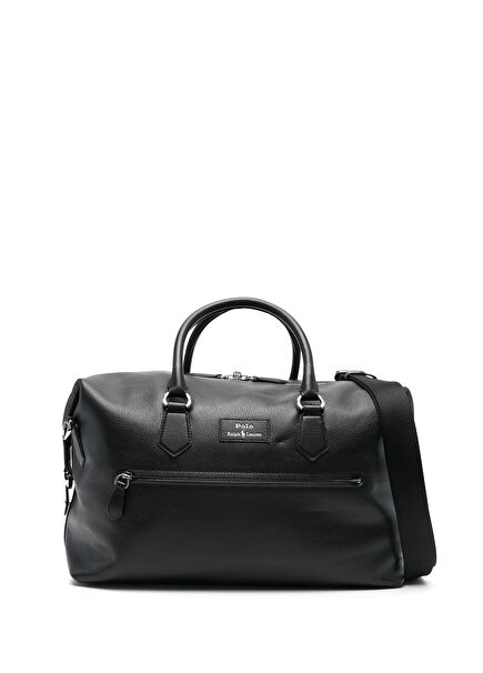 Black Men's Leather Bag