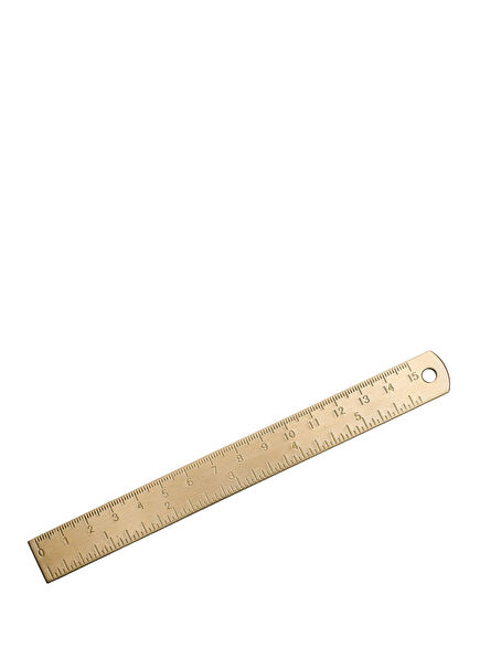 Brass Ruler Measuring Tool