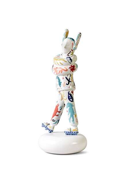 Embraced LE White Porcelain Sculpture