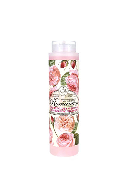 Romantica Florence Rose and Peony Scented Purifying Vegan Bath and Shower Gel 300 ml
