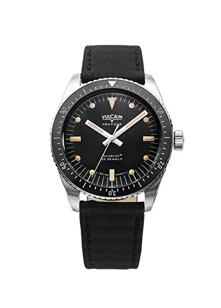 Skindiver Black Deri Erkek Kol Saati