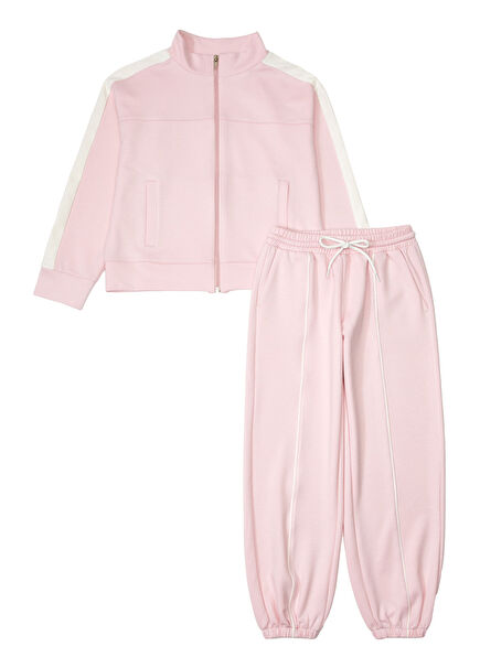 Pembe Kız Çocuk Modal Eşofman Takımı