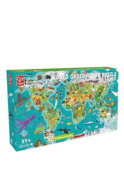 2in1 Dünya Turu Yapboz ve Kutu Oyunu