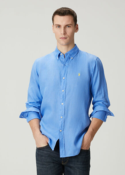 Blue Linen Shirt
