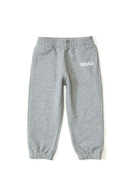 White Grey Unisex Kids Tracksuit