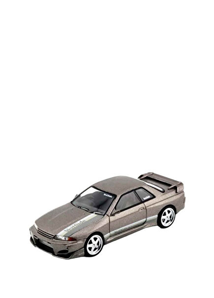 1:64 Gt Nissan Skyline GT-R R32 Veilside Combat C-I Combat Grey Diecast Gri Model Araba