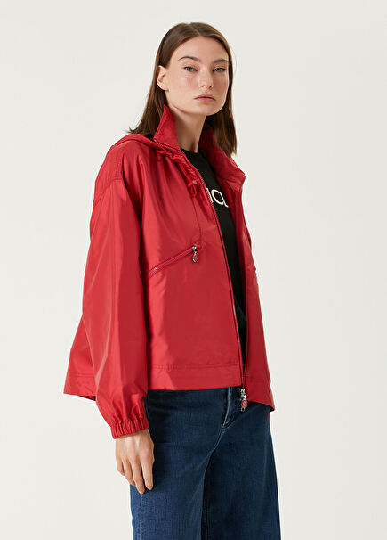 Hemar Kırmızı Kapüşonlu Parka