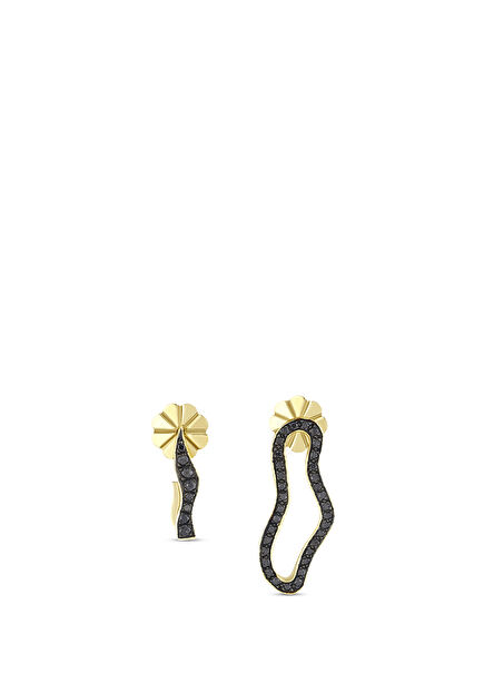 Paths Diamond Stone Gold Women's Earrings