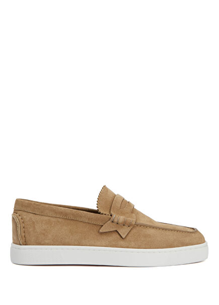 The Harold Beige Men's Suede Loafers