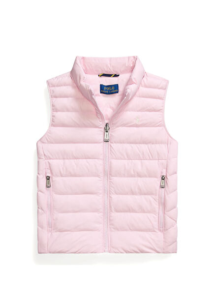 Pembe Çocuk Puff Yelek
