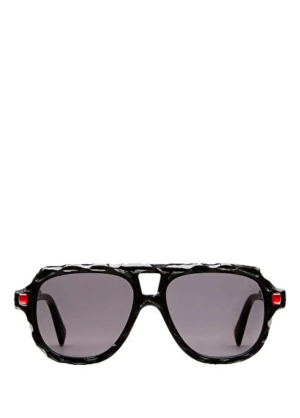 Q4 BMS Siyah Asetat Unisex Güneş Gözlüğü